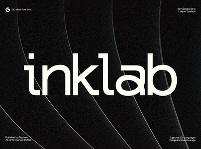 GC Inklab - Bold Fusion of Geometry black bold branding canva clean corporate design display elegant font font glyph glyphonic graphic design logotype luxury modern poster sans typeface typography