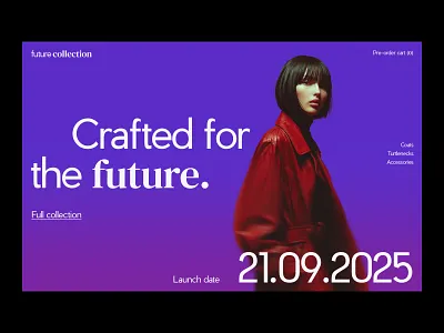 CFTF - Clothing Brand #02 clothing brand future layout midjourney type typo typography web webdesign