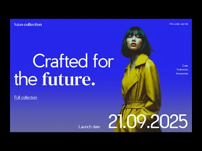 CFTF - Clothing Brand #03 clothing brand future layout midjourney type typo typography web webdesign