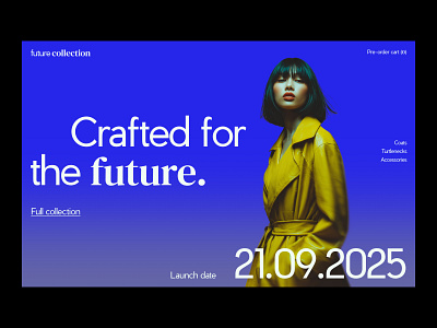 CFTF - Clothing Brand #03 clothing brand future layout midjourney type typo typography web webdesign
