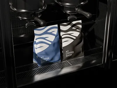 AZ COFFEE SHOP branding