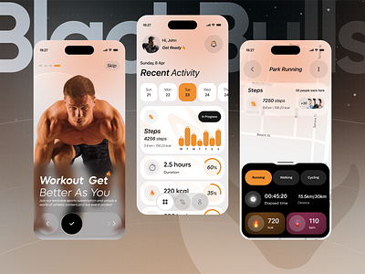 Sport application mobile UI design figma fitness fitness app fitness goals fitness ui gym health health app healthcare minimal design mobile mobile app mobile ui online training product design sport sport app ui ux workout