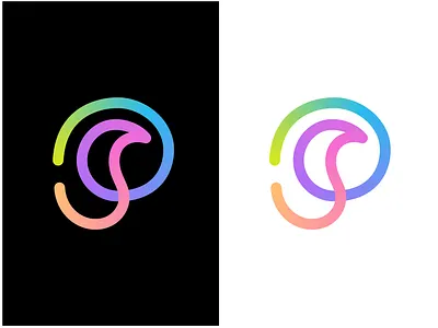 p + bird + flow logo ( mesh gradient) bird logo brand identity connection flow identity letter p logo logo mark logodesign logodesigner logotype loop mark minimalist logo modern logo symbol