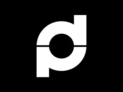 p + d geometric abstract logo. abstract logo circle logo d logo geometric abstract logo geometric logo letter logo logo minimal logo minimalist logo modernist logo monogram monogram logo p logo pd logo personal logo