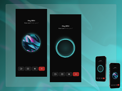 AI Voice Assistant ai ai chat ai design ai voice assistant aiux assistant chat design ui ux voice voice assistant voice chat