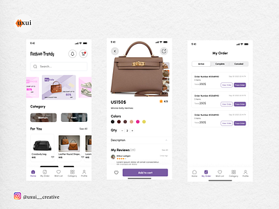 E-commerce App UI – Clean & Modern Design 🏪 uiux