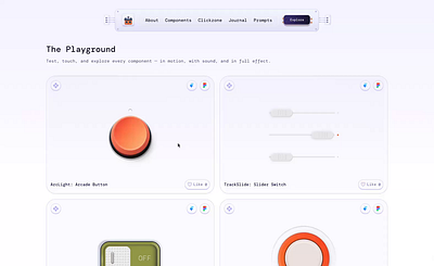 Touch2Tech - Playground animation prototyping branding components creative design design dieter rams figma framer illustration logo realism skeuomorphic ui ui ux visualdesign