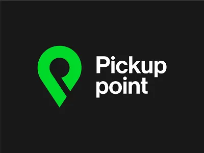 Pickup Pint delivery Logo Design fast food logo