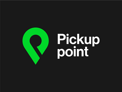 Pickup Pint delivery Logo Design fast food logo