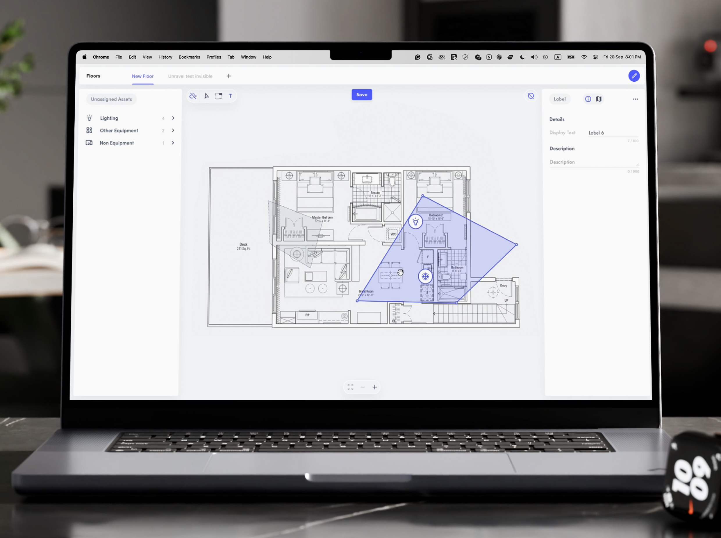 AI-Powered Floor Planner for Smart IoT Devices ai dashboarddesign devicemanagement digitaltwin facilitymanagement intelligentsystems iot iot management platform iotinterface proptech realtimemonitoring smart iot devices smartbuildings smartfloorplanner