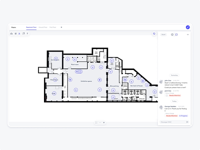 AI-Powered Floor Planner for Smart IoT Devices ai dashboarddesign devicemanagement digitaltwin facilitymanagement intelligentsystems iot iot management platform iotinterface proptech realtimemonitoring smart iot devices smartbuildings smartfloorplanner