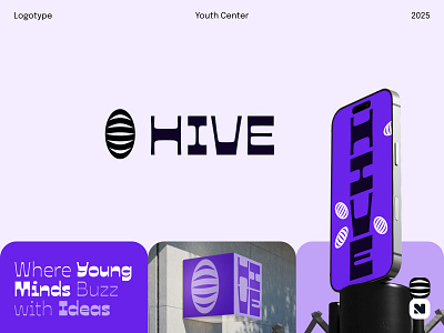 Youth Center Logo Design brand brand identity branding concept creative design gen z graphic design identity logo logo design logotype modern logo nonprofit startup logo visual identity youth center