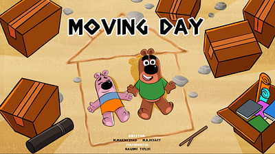 paw and pam title shot animation charcter design illustration tv series