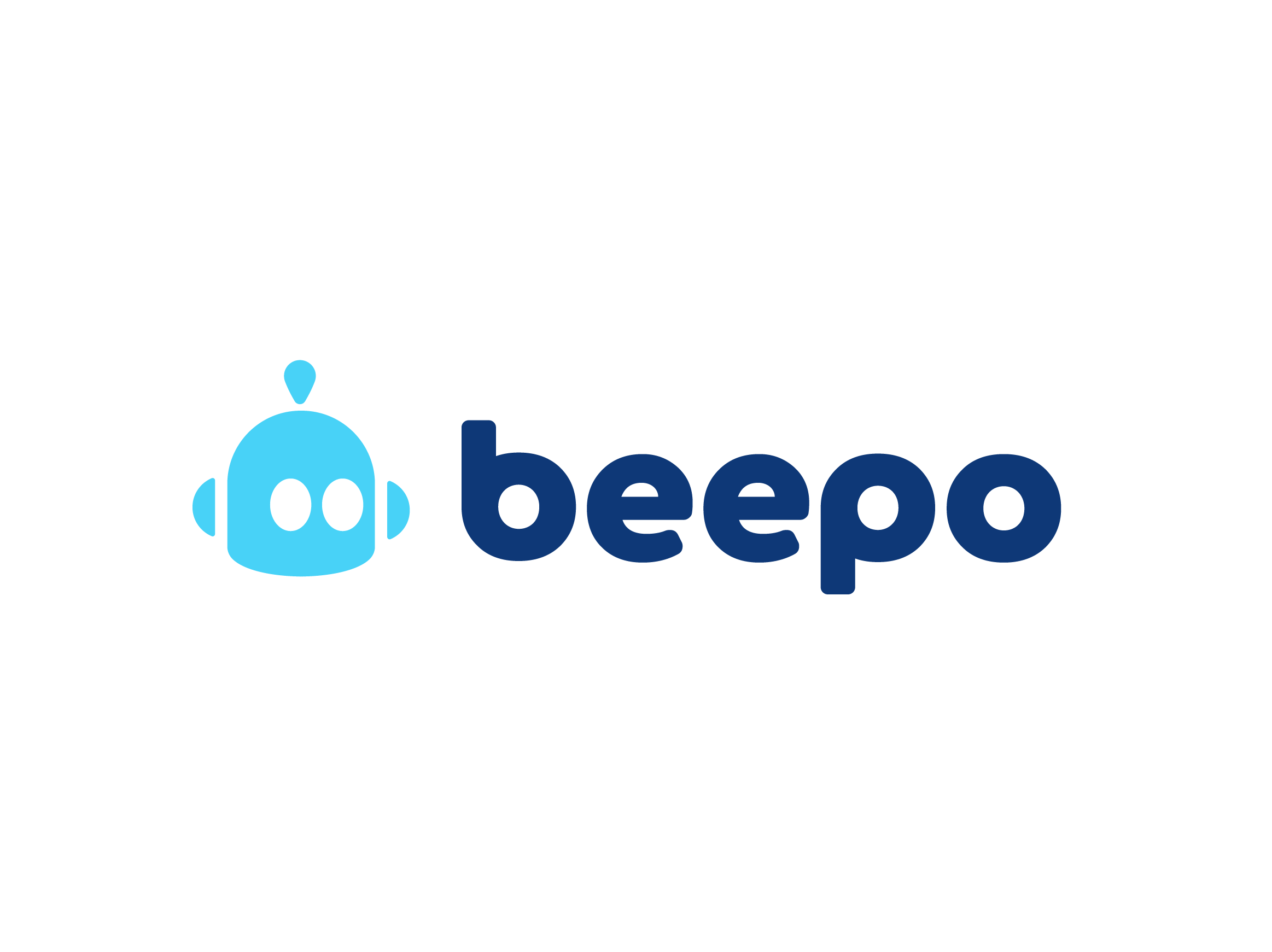 beepo automation beepo bot branding charakter cute logo droid flat logo logo logo design logo designer mascot mashine modern robot symbol tech technology