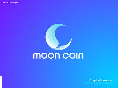 Moon Coin Crypto Logo | Mooncoin Cryptocurrency Logo Design blue logo design brand identity branding colorful logo crypto currency crypto logo design cryptocurrency graphic design meme coin logo meme logo modern moon logo modern tech logo moon moon coin moon coin logo moon crypto moon logo moon logo design moon tech moon tech logo