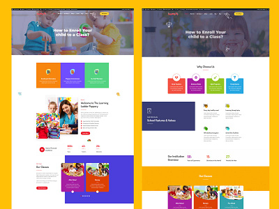 🎨 Let Your Website Sparkle with Joy & Colors! children daycarewebsite kidstheme kindergartenwebsite pappory preschool