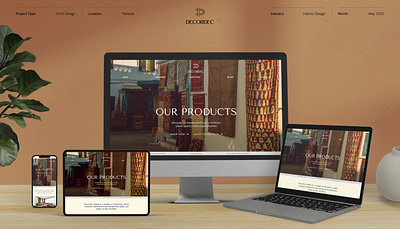 DECORDEC | UI UX | WEB branding graphic design interior design logo luxury packaging rugs ui ux web development website