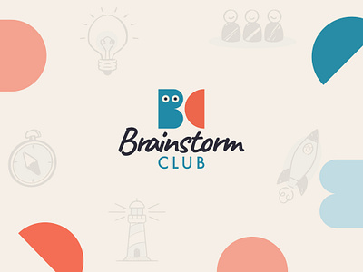 Brainstorm Club – Marketing Landing Page Design figma illustrator landing page marketing marketing lp ui ui ux user experience web design web page website