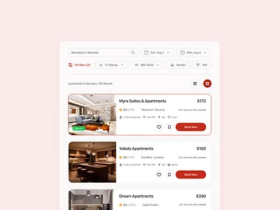 Listing Card UI Design airbnb apartment branding design designer figma hotels housing listing listing card ui design prodesign product productdesign productdesigner realestate ui uidesign ux uxdesign