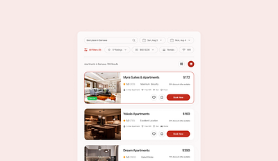 Listing Card UI Design airbnb apartment branding design designer figma hotels housing listing listing card ui design prodesign product productdesign productdesigner realestate ui uidesign ux uxdesign
