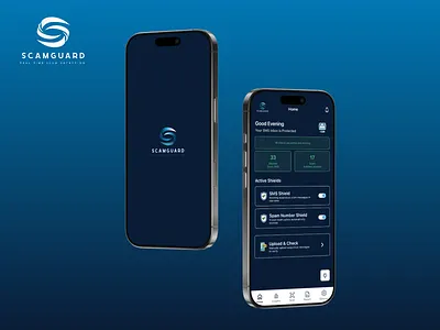 Scam Guard Mobile App Design app app design design graphic design ios mobile mobile app ui ux