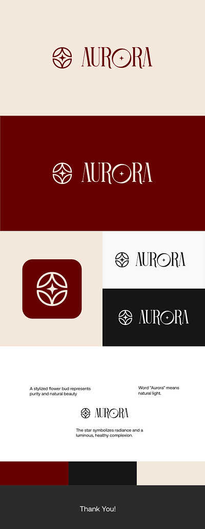 Aurora Logo Design brandinbg logo logo design concept