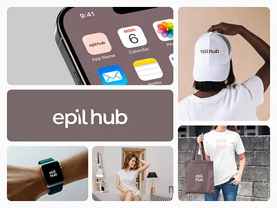 EPIL HUB | Epilation Studio Logo beauty logo beauty studio brand identity branding epilation graphic design logo logotype spa logo visual identity wellness