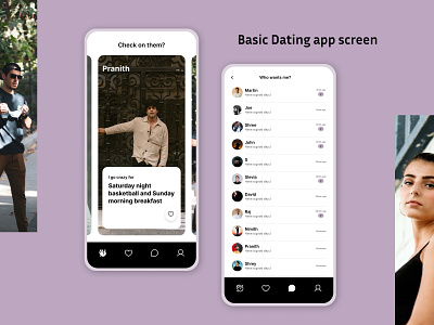 UI Challenge Day 33 - Basic Dating app screen