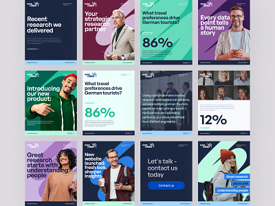 Designing a Voice in the Feed bolddesign green instagrma linkedin market marketing multicolordesig navyblue nonstock numbers peopleimages purple reasearch socia socialmedi