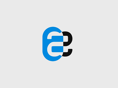 Number 2 Logo Exploration 2 app branding geometric intersect logo logomark minimal number playful vector