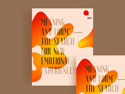 the first poster on the topic of emotions and their forms design graphic design illustration landing motion graphics typography ui vector эмоции