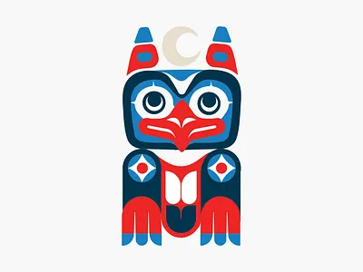 NorthShore Artpop cilabstudio design firstnation illustration owl totem tribal