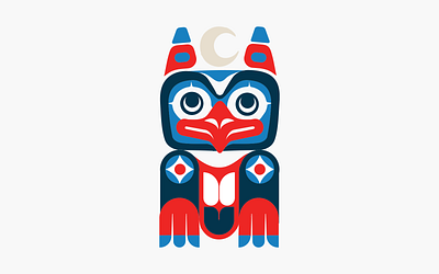 NorthShore Artpop cilabstudio design firstnation illustration owl totem tribal