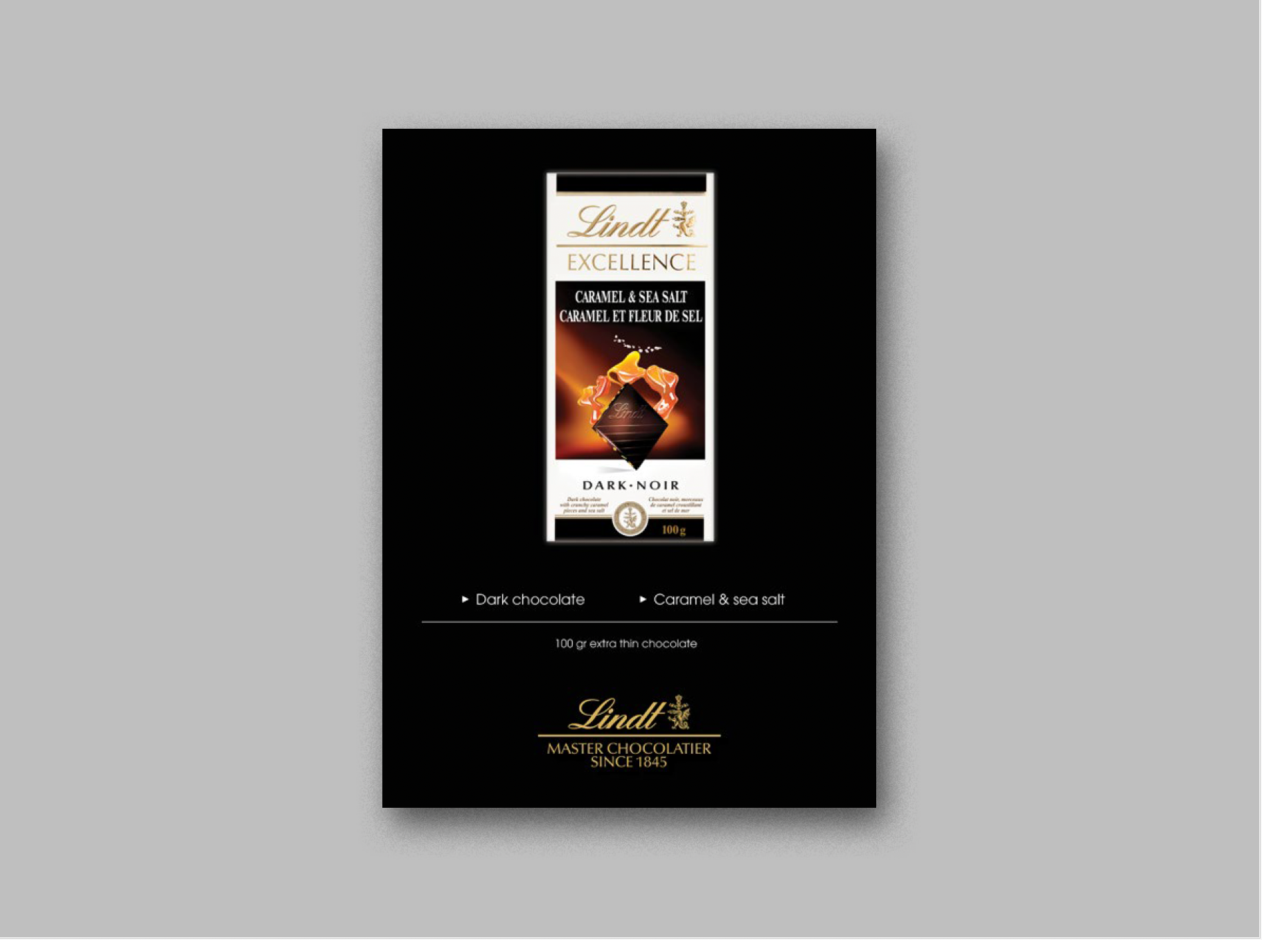 Lindt chocolate presentation branding design graphic design illustration logo typography vector