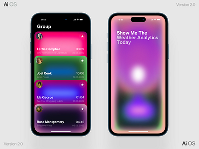 Ai OS analytics android dashboard data design homepage illustration interface ios iphone mobile news product social