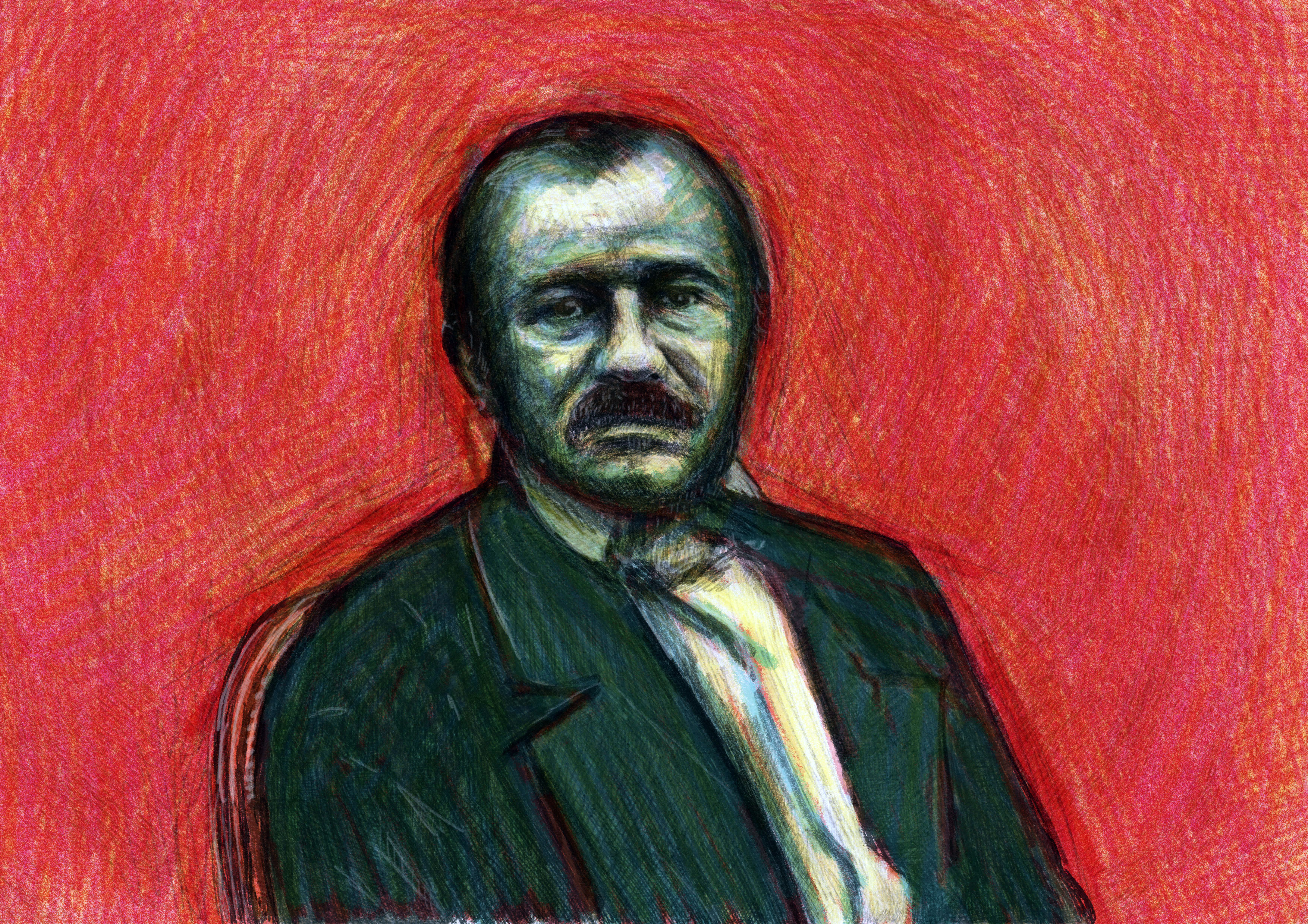 Nerval Portrait illustration