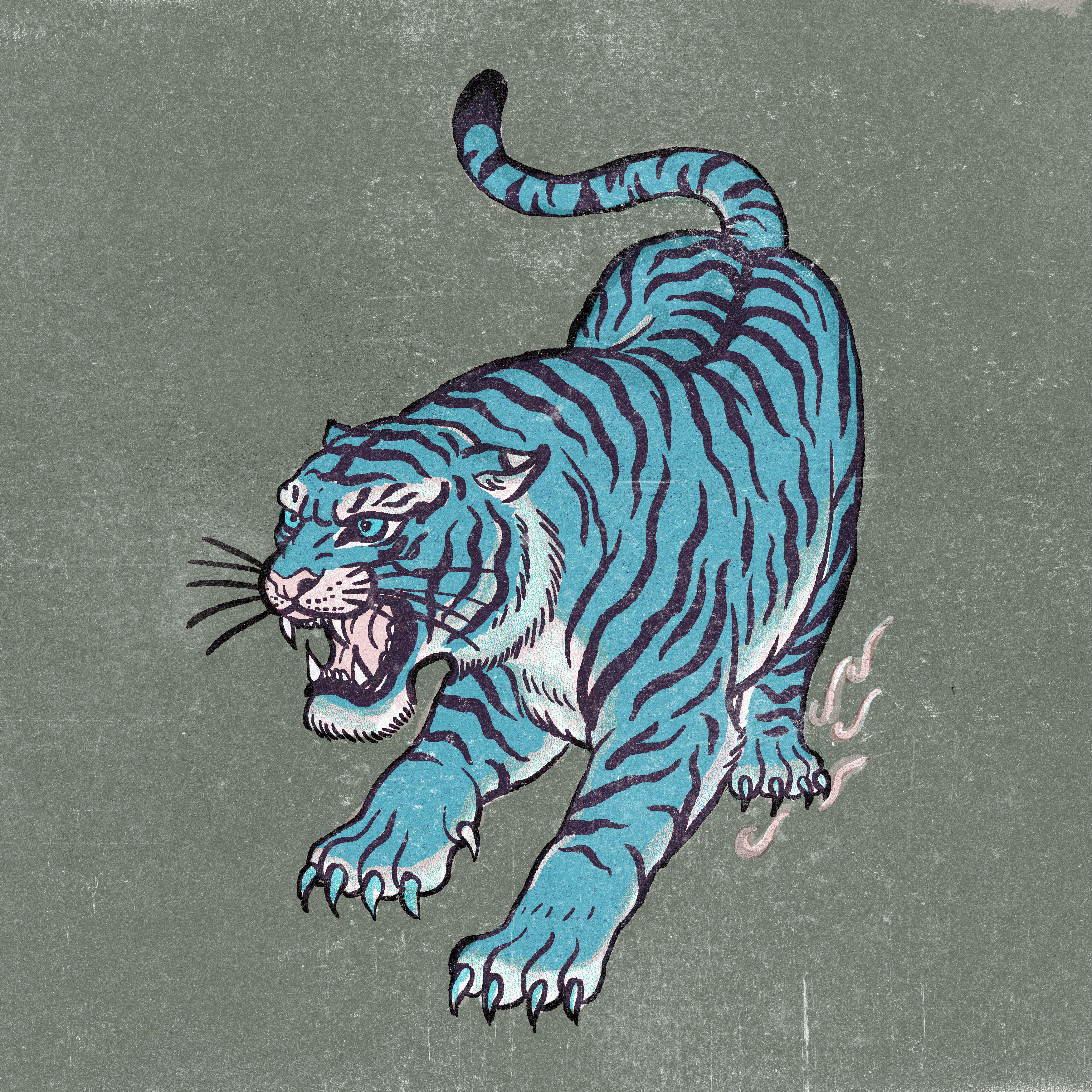 Tiger illustration illustration