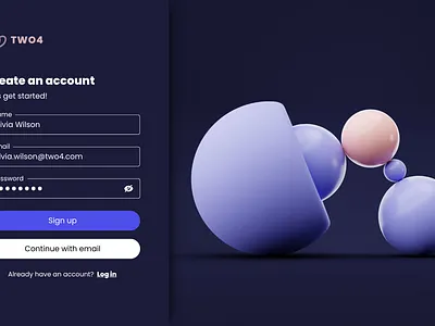 Clean & Intuitive Login Page UI asthetic auth design cool ui design minimal ui signup ui ui