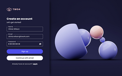 Clean & Intuitive Login Page UI asthetic auth design cool ui design minimal ui signup ui ui
