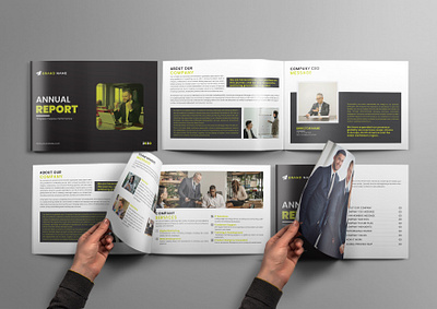 Annual Report Design booklet