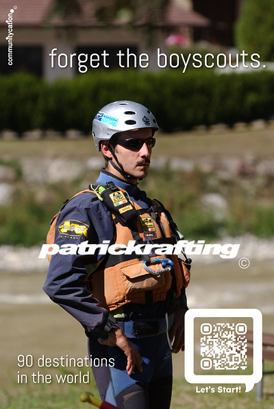 BOYSCOUT adv advertising brand brandidentity branding claim design digital graphic design illustration logo manifesto outdoor rafting river tourism water