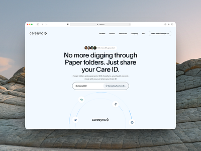 Healthtech healthtech landing page telemedicine ui wait list web design
