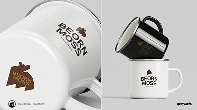 Beorn Moss | Brand Strategy and Visual Identity branding graphic design hiking logo minimalist ui visual identity