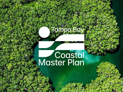 Tampa Bay Coastal Master Plan brand brand assets branding design environment environmental florida graphic design green illustration logo plan social tampa vector web
