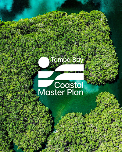 Tampa Bay Coastal Master Plan brand brand assets branding design environment environmental florida graphic design green illustration logo plan social tampa vector web