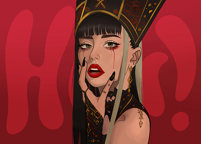 Wild Girl 2d 2d animation animation character design girl character illustration