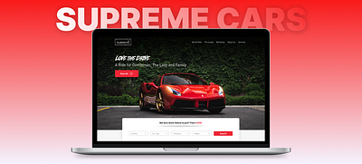 SUPREME CARS cars modern racing supreme trendy ui ux