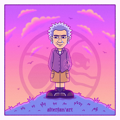 LIAM HOWLETT alterfan alterfan art artist cartoon cartoon art character coverart illustration liam howlett the prodigy the prodigy art