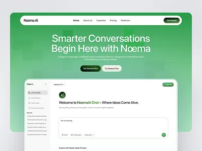 Smart Chat Assistant Website ai assistance ai bot ai chat ai prompt ai saas ai tool ai website saas saas website smart ai smart assistance web web design website