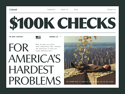 VC america brand identity branding landing page logo money usa vc webflow website